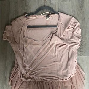 Free people mauve tshirt